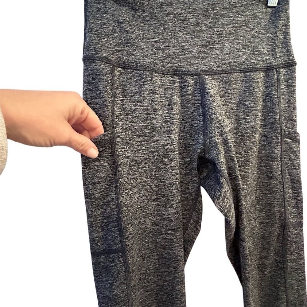 Aerie‎ Women's Gray High-Waisted Leggings Size M Activewear Yoga Gym - Picture 4 of 8